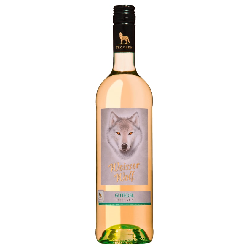 Weisser Wolf Weißwein Gutedel QbA trocken 0,75l